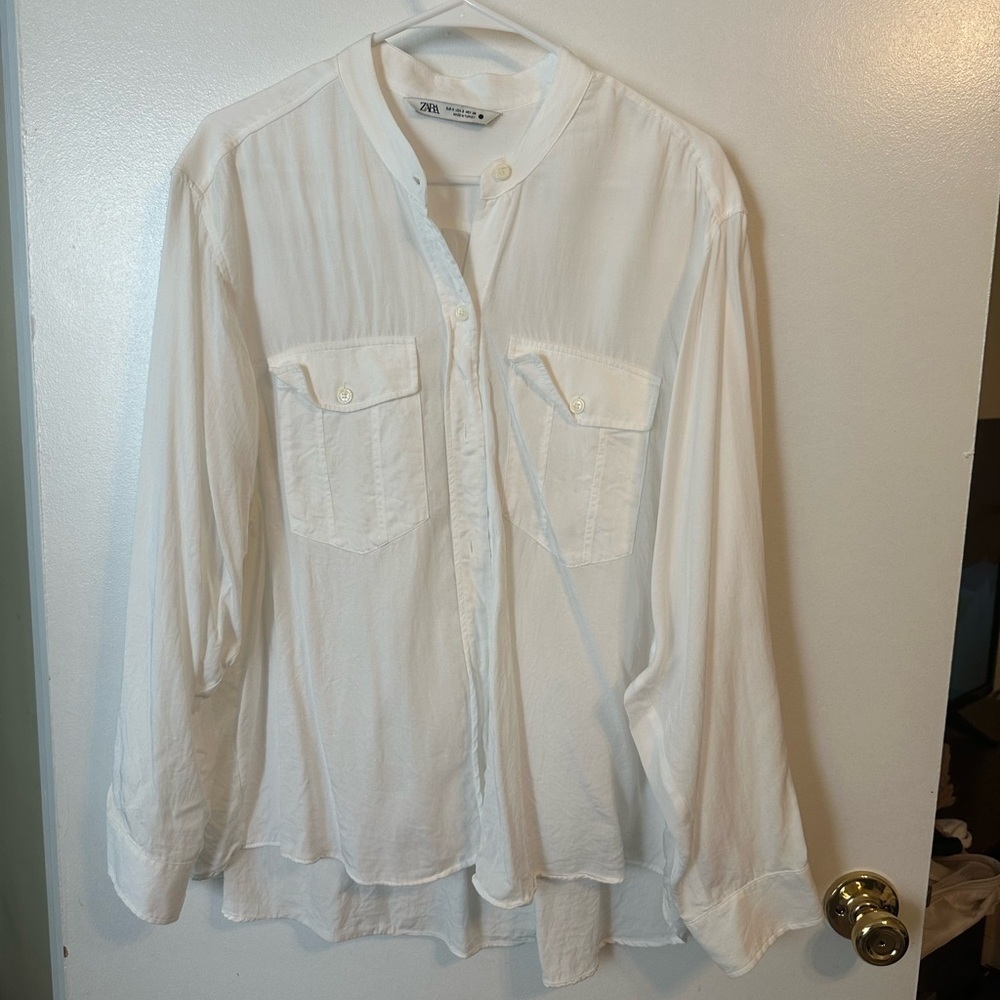 Zara Button Down Top
